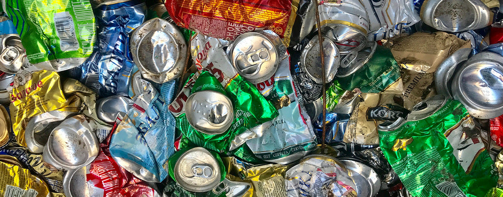 Picture of cans for our sweep it clean event.